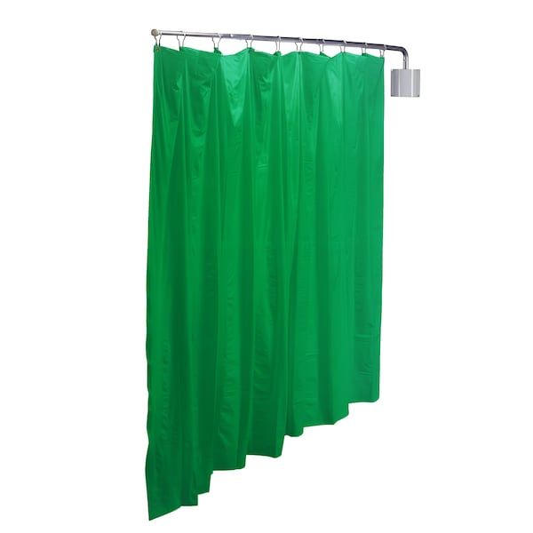 Standard Wall Mount Privacy Screen, 90in x 72in, Green